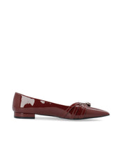 Load image into Gallery viewer, Bianco BIABARI BUCKLE FLATS | BURGUNDY — profil droit