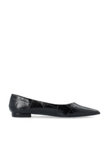 Load image into Gallery viewer, BIABARI POINTY FLAT | BLACK CROCO
