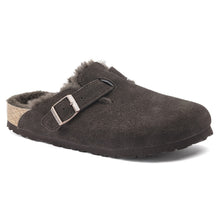 Load image into Gallery viewer, Birkenstock BOSTON SHEARLING SUEDE LEATHER MOCCA