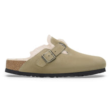 Load image into Gallery viewer, Birkenstock BOSTON SHEARLING SUEDE LEATHER TAUPE