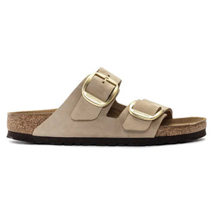 ARIZONA BIG BUCKLE NUBUK LEATHER | SANDCASTLE (NARROW) BIRKENSTOCK