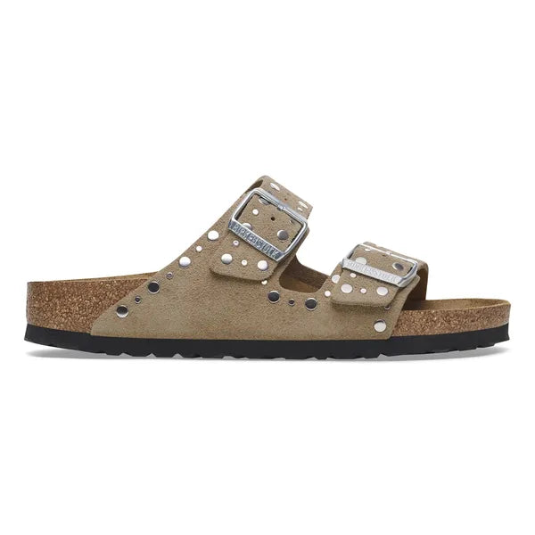 ARIZONA RIVET SUEDE LEATHER | TAUPE BIRKENSTOCK