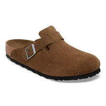 Load image into Gallery viewer, BOSTON SUEDE LEATHER | DARK TEA TONAL ( NARROW) (Copie) BIRKENSTOCK