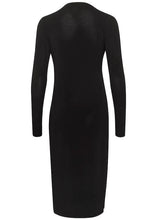 Charger l&#39;image dans la galerie, KAAIDA JERSEY DRESS | BLACK DEEP KAFFE