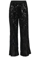 Charger l&#39;image dans la galerie, KANICOLE SEQUIN PANTS | BLACK DEEP KAFFE