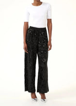 Charger l&#39;image dans la galerie, KANICOLE SEQUIN PANTS | BLACK DEEP KAFFE