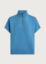 Load image into Gallery viewer, Varley RITCHIE SHORT SLEEVE SWEAT | AZURE BLUE