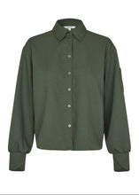 Load image into Gallery viewer, CAMMIA -M, MORELLA, SHIRT/BLOUSE | PINE GREEN MBYM