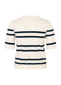 CARLA-M BRAVANA STRIPE KNIT | SUGAR BLACK STRIPE