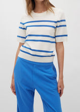 Load image into Gallery viewer, CARLA-M BRAVANA STRIPE KNIT | SUGAR STAR SAPPHIRE STRIPE