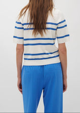 Load image into Gallery viewer, CARLA-M BRAVANA STRIPE KNIT | SUGAR STAR SAPPHIRE STRIPE