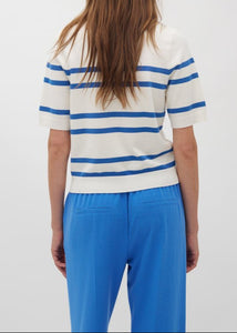 CARLA-M BRAVANA STRIPE KNIT | SUGAR STAR SAPPHIRE STRIPE