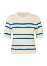 Load image into Gallery viewer, CARLA-M BRAVANA STRIPE KNIT | SUGAR STAR SAPPHIRE STRIPE