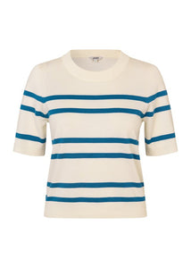 CARLA-M BRAVANA STRIPE KNIT | SUGAR STAR SAPPHIRE STRIPE