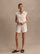 Load image into Gallery viewer, Varley OLLIE HIGH RISE SHORT 3.5 | IVORY MARL