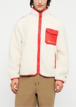 Load image into Gallery viewer, ZIP JACKET | WHITE/RED CHAMPION