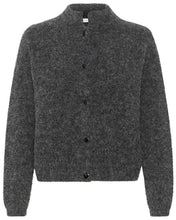 Charger l&#39;image dans la galerie, ALPHAGZ SHORT CARDIGAN | CHARCOAL GESTUZ