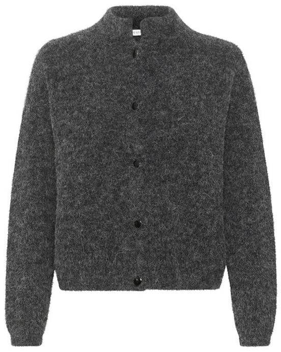 ALPHAGZ SHORT CARDIGAN | CHARCOAL GESTUZ