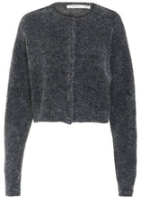 Charger l&#39;image dans la galerie, DEBBIEGZ SHORT CARDIGAN | CHARCOAL MELANGE GESTUZ