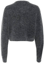 Charger l&#39;image dans la galerie, DEBBIEGZ SHORT CARDIGAN | CHARCOAL MELANGE GESTUZ