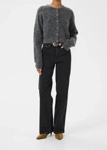 Charger l&#39;image dans la galerie, DEBBIEGZ SHORT CARDIGAN | CHARCOAL MELANGE GESTUZ