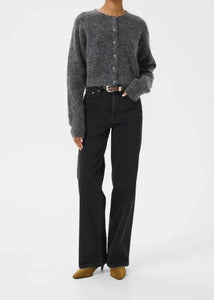 DEBBIEGZ SHORT CARDIGAN | CHARCOAL MELANGE GESTUZ