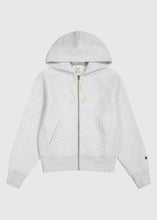 Load image into Gallery viewer, FULL ZIP HOODIE SWEATSHIRT | GREY