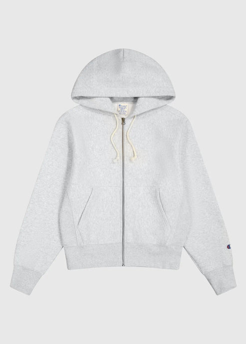 FULL ZIP HOODIE SWEATSHIRT | GREY