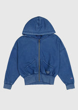 Load image into Gallery viewer, FULL ZIP HOODIE SWEATSHIRT | NAUTICAL BLUE