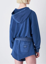 Load image into Gallery viewer, FULL ZIP HOODIE SWEATSHIRT | NAUTICAL BLUE