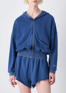 FULL ZIP HOODIE SWEATSHIRT | NAUTICAL BLUE