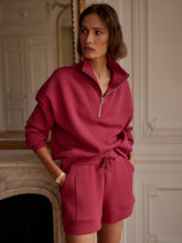Load image into Gallery viewer, Varley ATRIUM HIGH RISE SHORT 4.5 | RICH RASPBERRY
