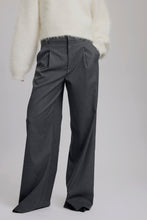 Load image into Gallery viewer, PAULAGZ MW WIDE PANTS | DARK GREY MELANGE GESTUZ