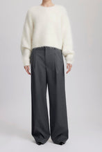 Load image into Gallery viewer, PAULAGZ MW WIDE PANTS | DARK GREY MELANGE GESTUZ