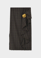 Load image into Gallery viewer, DAY Birger et Mikkelsen Daytima Flannel Skirt in Brown Check – front product view