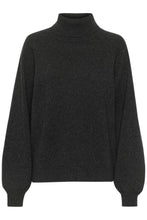 Charger l&#39;image dans la galerie, MANZIGZ WOOL ROLLNECK | DEEP GRAPHITE MELANGE GESTUZ