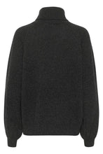 Charger l&#39;image dans la galerie, MANZIGZ WOOL ROLLNECK | DEEP GRAPHITE MELANGE GESTUZ