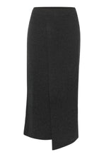 Charger l&#39;image dans la galerie, MANZIGZ SKIRT | DEEP GRAPHITE MELANGE GESTUZ