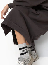 Load image into Gallery viewer, DIEGO SOCKS WITH CONTRASTING LINES | MARLED GREY - BLACK LINES by AME