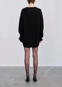 FRED KNIT SWEATER DRESS | BLACK HERSKIND