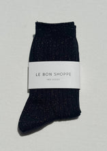 Load image into Gallery viewer, Her Socks - Modal Lurex: Ash Glitter Le Bon Shoppe