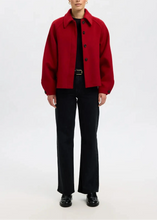 Load image into Gallery viewer, SLFLIVA WOOL BLEND JACKET | EQUESTRIAN RED SELECTED