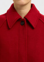 Load image into Gallery viewer, SLFLIVA WOOL BLEND JACKET | EQUESTRIAN RED SELECTED