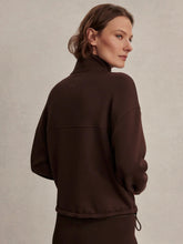 Load image into Gallery viewer, SIAN CROPPED HALF ZIP MIDLAYER | COFFEE BEAN VARLEY