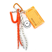 Load image into Gallery viewer, Bag Charm - SMILEY CARD: Orange Vimoda