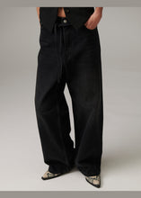 Load image into Gallery viewer, DAY Birger et Mikkelsen Elijah Black Washed Denim in Black – back product view