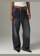 Load image into Gallery viewer, DAY Birger et Mikkelsen Elijah Rigid Denim in Black – worn view