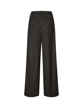 Load image into Gallery viewer, EMILI-M PANT | BLACK BROWN PINSTRIPE — packshot de dos — photo officielle MBYM
