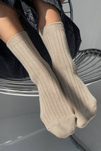 Load image into Gallery viewer, Her Socks - Modal Lurex: Ruby Glitter Le Bon Shoppe