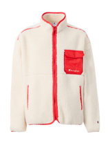 Load image into Gallery viewer, ZIP JACKET | WHITE/RED CHAMPION